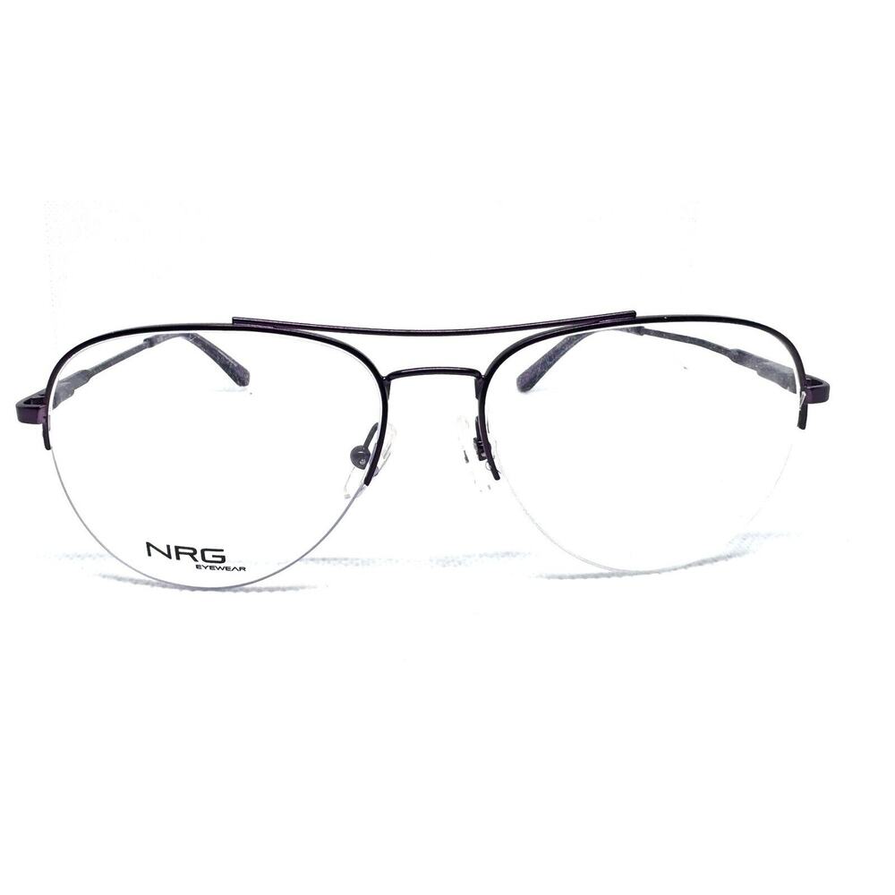 NRG EYEWEAR N245 C3 PURPLE AUTHENTIC DESIGNER EYEGLASSES FRAME 55-16